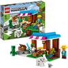 LEGO Minecraft La Panetteria, Villaggio di Neve, Casa Giocattolo con Creeper, Spada e Accessori Originali, Giochi per Bambini dai 8 Anni in su 21184