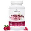 Bandini® Chetone di Lampone Puro 1200mg - Integratore Vegano con 180 Capsule per 6 Mesi - Vegan, Facile da Deglutire - Ideale per Dieta Keto, Low Carb e Stili di Vita Equilibrati
