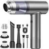 KITBEZN Aspirabriciole Senza Fili, 15000PA Mini Aspirapolvere Potente, Aspirapolvere Portatile Ricaricabile per Auto, per PC, Auto, Divano, Animale Domestico, Cucina