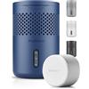 Pro Breeze Osmo Deumidificatore Silenzioso e ricaricabile per umidità e condensa in casa camera armadio auto - Rimuovi muffa da bagno con pastiglia da 700g - Senza elettricità