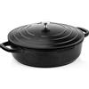 Westinghouse PERFORMANCE SERIES Padella con coperchio, grande padella da 32 cm, per piani cottura a induzione e tutti i piani cottura, padella rivestita con manico, bordo alto, lavabile in