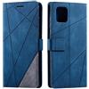 SONWO Cover per Galaxy Note 10 Lite, Flip Caso in PU Pelle Case Cover Portafoglio Custodia per Samsung Galaxy Note 10 Lite, [Kickstand] [Slot per Schede], Blu