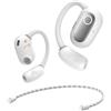Baseus Eli Sport 1 Open Ear Cuffie Bluetooth, acustica direzionale, bassi pressanti, ultra leggeri, IPX4, impermeabili, microfono ENC, Bluetooth 5.3 per corsa, allenamento, bianco