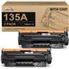 colorfly 135A W1350A (con Chip) Compatibili per Toner 135A 135X W1350A W1350X Compatible per Toner HP Laserjet MFP m234sdw m234dw m234sdn ( Nero 2-Pack )