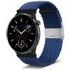 Niboow 20mm Cinturino per Amazfit GTS 4/GTS 3/GTS 4 Mini/GTS 2 Mini/GTS 2e/GTS 2/GTR 42mm, Nylon Intrecciato Regolabile Cinturino per Amazfit Bip 3 PRO/Bip 3/Bip/Bip S/Bip Lite/Bip U PRO-Blu