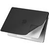 MOSISO Custodia Compatibile con MacBook Air 13 Cover M5 M4 M3 M2 2026-2022 A3449 A3240 A3113 A2681, Antiurto Anti-impronta Graffio Resistente PP Opaco Morbido Case per MacBook Air 13,6'', Nero Fumo