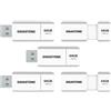 Gigastone Chiavetta USB 64 GB Set da 5, Z60 USB 3.2 Gen 1 Serie, R/W 100/60 MB/s alta velocità, Senza cappuccio con design retrattile, compatibile con interfaccia USB 2.0 / USB 3.0 / USB 3.1