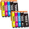 HenceBuy 33XL - Cartucce multiple compatibili con Epson 33XL 33 XL per Epson Expression Premium XP-7100 XP-530 XP-640 XP-830 XP-900 XP-645 XP-635 XP-630 XP540 (confezione da 10)
