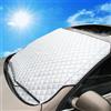 Pecehom Copertura per parabrezza anteriore, pieghevole, protezione per parabrezza auto, antigelo, neve, anti-ghiaccio, sole, UV, polvere, impermeabile, resistente per auto in tutte le condizioni atmosferiche