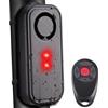 Rupse Allarme Antifurto per Bici Moto con Telecomando,Allarme Bicicletta Antifurto 113 dB Super Loud,IP66 Impermeabile Allarme Moto Antifurto con Luce LED