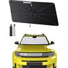 SHAOHAO Compatible con Fiat Panda 2011-2025 Parasol Coche Delantero Protector Solar Parasol Paraguas Coche Resiste a los Rayos UV Plegable Fiat Panda Accesorios