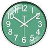 VIKMARI Orologio da Parete Piccolo 20 cm Verde Moderno Silenzioso a Batteria per Cucina Camera da Letto Bagno Soggiorno Ufficio Casa