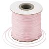 Bestewelry Cordoncino in poliestere cerato, 169 metri, 0,5 mm, filo per perline per la realizzazione di gioielli e bracciali, macramè, cuoio, colore rosa perla