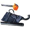 EXPERTSHOP Soffiatore Aspiratore Aspirafoglie Trituratore a scoppio 25,4 cc