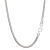 Nklaus, Collana in vero argento sterling 925, larghezza 1,90 mm