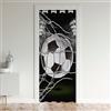 Loussiesd Calcio Porta Tenda Privacy Pallone Da Calcio Giochi Porta Copertura Tenda Sport Tema Morbido Accogliente Tappeto Decor 106x203cm 1 Pannello