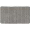 Wenko Tappeto da bagno Wenko Steps Light Grey, Tappetino da bagno antiscivolo, Eccezionalmente Morbido e densità qualità, Poliestere, grigio chiaro, 120 x 70 x 0.1 cm