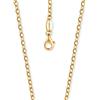 Engelsrufer ancoraggio catena collana in oro placcato spessore d'argento 925-Sterling 2,85 mm (0.11) lunghezza 50 cm (19.69)