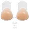 XCSJ Reggiseno adesivo in silicone Push Up Invisible Bra Taglie grandi Senza Spalline Invisibile Petto Lift Up Riutilizzabile Reggiseno Adesivo Senza Spalline Per Abito Da Sera, Abito Da Sposa, color