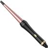 UKLISS Fibbie per capelli conici Ferro per arricciacapelli in ceramica per ricci naturali, diametro di 13-25 mm, temperatura massima di 220 ℃, doppia tensione 100-240 V, oro rosa