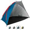 AQUASTIC Tenda da spiaggia Concielo Tenda Leggera Compatta e Protettiva con UPF 50 120x210x120 cm Realizzata in Poliestere Resistente e Fibra di vetro Perfetta per la Spiaggia Colore Grigio