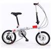 Generic Bicicletta pieghevole Bicicletta portatile pieghevole a 5 velocità da 14 pollici per uomo donna bambino - Bici per pendolari urbani leggera in 4 colori - Bici compatta per studenti