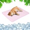 Dsongo Tappetino refrigerante per cani, XS-XL, coperta refrigerante per cani, diverse misure, tappetino rinfrescante per cani, tappetino rinfrescante per cani, lavabile per animali domestici (rosa, L)