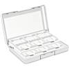 KlsyChry Custodia per carte da gioco per Nintendo Switch, 24 in 1, custodia protettiva per PC per Nintendo Switch, colore bianco