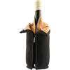 Koala Raffreddatore di vino e cava, in neoprene con gel freddo, riutilizzabile, con cerniera, elegante e antiscivolo, per champagne e bottiglie standard, colore sughero