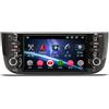 erisin 8-Core Android 14 Autoradio per Fiat Grande Punto, Fiat Linea 2014-2016 Supporto Carplay Bluetooth 5.0 GPS DSP WiFi SWC Dab+RDS Radio Navigatore auto 4GB RAM 64GB ROM