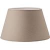 home sweet home collection Home Sweet Home Paralume in tessuto ROUND, tortora | 30 x 20 x 17 cm | Utilizzabile con lampada da tavolo | Adatto per soggiorno, sala da pranzo