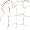 La Cordeline Rete da remare in iuta naturale, 180 x 180 cm, supporto per piante rampicanti, traliccio giardino orto, per cetrioli, piselli, pomodoro, marrone