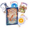 DSOPV Lenormand Tarocchi Carte creative, Lenormand Oracle Deck, 40 pezzi tascabili Tarocchi Oracle Deck, giochi di carte da tavolo, per giochi di feste, divinazione del destino