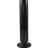 Hintyne Ventilatore a torre portatile ventilatore a torre oscillante senza pale per camere da letto soggiorni cucine 2 velocità 13 pollici (nero)