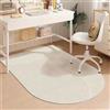 Odot Tappeto Sedia Ufficio Gaming, Minimalismo Tappeto Salvapavimento Antiscivolo Protettore del Pavimento Tappetino per Ufficio con Ruote per Parquet Pavimenti Duri (Elegante,100x120cm)