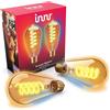 innr Lampadina Smart E27 Zigbee, Funziona con Hue* e Alexa (Bridge Richiesto), Filament Edison, LED Luce Bianca Calda e Fredda, Dimmerabile, 620 lumen - 2 pezzi