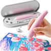 Caydo Senza Fili Penna Elettrica per Diamond Painting con Tecnologia Aspirante - Accessori Diamond Painting Brevettati, Design Ergonomico, No Cera (Rosa)