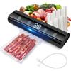 BORDEAG Macchina per Sottovuoto, Macchina Sottovuoto Alimenti, compatta, completamente automatica, sigillatrice a secco/umido, Macchina per Sottovuoto Automatica, per Alimenti Secchi Che Umidi