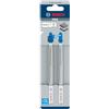 Bosch PRO Metal Pipes and Profiles T321AF - 2 lame per seghetto alternativo (per tubi e profili in metallo, lamiere d'acciaio, lunghezza 132 mm, accessori professionali)
