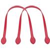 PATIKIL Cinghia per Borsa Pelle, 2 Pz 23.6 L 5/8 W Cinghie Ricambio Pelle per Borsa Cucire sulla Maniglia della Borsa per La Realizzazione Borse a Tracolla, Rosso