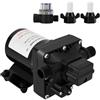 Tbest Shurflo 4008-101-E65, Erogatori di Acqua Calda e Fredda, 55 Psi 3 Galloni Al Minuto 7,5 Ampere 12 V Pompa Acqua Autoadescante per Roulotte 4008101E65
