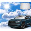 Coleya Parasole per Parabrezza Compatibile con Toyota RAV4 XA50 2019-2025, RAV4 Copertura Parasole per Parabrezza Anteriore, Toyota RAV4 Accessori Protezione Solare, Ripiegabile, Protezione UV