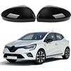 kswiown Cappuccio Dello Specchietto Retrovisore Compatibile con Renault Clio MK5 2019-2025, Tappo Copri Copertura per Auto, 963738293R 963749543R -1 Paio Nero