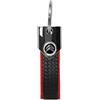 4R Quattroerre.it Portachiavi Rosso Ufficiale Compatibile con Citroen, Carbon, Logo Nero