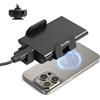 SMALLRIG Supporto universale SSD con morsetto per slitta flash, larghezza 40-60 mm, supporto SSD per MagSafe per Samsung T5/T7 SSD, per Sandisk SSD, iPhone e corpo fotocamera - 5196