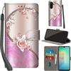 PHINIENLAND Cover per Samsung Galaxy A18 / A26 / A17 5G custodia portafoglio Rosa | 3 scomparti carte, 1 tasca banconote, Chiusura magnetica, Supporto, Pelle PU flip cover per Samsung A26 / A17