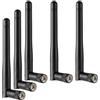 GTIWUNG 5 Pezzi RP-SMA Antenna WiFi,Dual Band 2.4GHz 5.8GHz Antenna,Dual Band Wireless WiFi RP-SMA WLAN