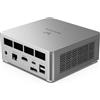 MINISFORUM Mini PC UM750L Slim, processore AMD Ryzen 5 7545U a 6 core e 12 thread fino a 4,9 GHz, scheda grafica AMD Radeon, 32 GB LPDDR5 / 1 TB SSD, HDMI/DP/USB4/2,5 G RJ45, Wi-FI6E, BT5.2