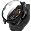 YealRed Custodia Compatibile con Garmin Forerunner 265, Custodia Rigida per PC Proteggi Schermo in Vetro Temperato, Protezione Antigraffio Completa Compatibile con Garmin Forerunner 265 - Nero