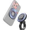 Sincetop Supporto magnetico per telefono per bici e moto, serie Q [Quad], a sgancio rapido, in alluminio, compatibile con bici elettriche, moto e scooter